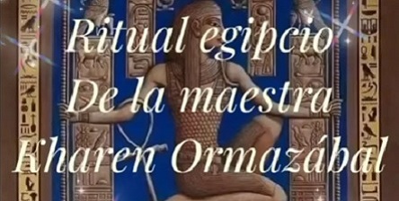 Ritual online de magia egipcia
